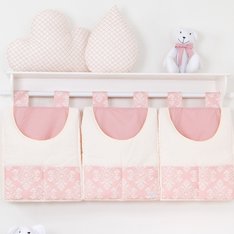 Porta Fraldas Estampado Rosê para varão - 3 peças Porta Fraldas Estampado Rosê para varão - 3 peças
