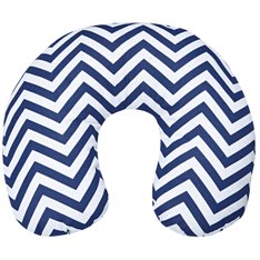Apoio de Pescoço Estampado Chevron Marinho, Protege e da Conforto para Cabeça do Bebê - 1 Peça Apoio de Pescoço Estampado Chevron Marinho, Protege e da Conforto para Cabeça do Bebê - 1 Peça