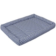 Colchonete Estampado Chevron Marinho, Dobrável, com Zíper e Bordas fofinhas - 1 peça Colchonete Estampado Chevron Marinho, Dobrável, com Zíper e Bordas fofinhas - 1 peça