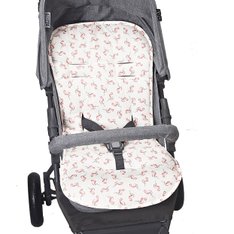 Capa Carrinho Estampado Flamingo - 1 Peça Capa Carrinho Estampado Flamingo - 1 Peça
