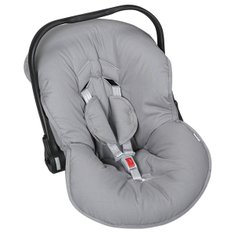 Capa Bebê Conforto e Protetor de Cinto Chumbo Ajustável, 100% Algodão - 3 Peças Capa Bebê Conforto e Protetor de Cinto Chumbo Ajustável, 100% Algodão - 3 Peças
