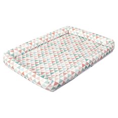 Colchonete Infantil Estampado Elephant, Dobrável, com Zíper e Bordas fofinhas - 1 peças Colchonete Infantil Estampado Elephant, Dobrável, com Zíper e Bordas fofinhas - 1 peças