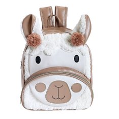 Mochila Kids Lhama Divertida, Sofisticada e Super Resistente, Menina 100% PVC - 1 Peça Mochila Kids Lhama Divertida, Sofisticada e Super Resistente, Menina 100% PVC - 1 Peça