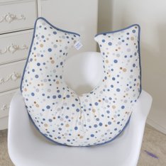 Apoio de Amamentar Sírius Blue com Estampa de Bolinhas Coloridas, Exclusivo - 1 Peça Apoio de Amamentar Sírius Blue com Estampa de Bolinhas Coloridas, Exclusivo - 1 Peça
