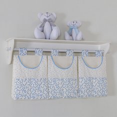 Porta Fraldas para varão Dream Azul - 3 Peças Porta Fraldas para varão Dream Azul - 3 Peças