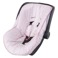 Capa Bebê Conforto e Protetor de Cinto Bird Ajustável, 100% Algodão - 3 Peças Capa Bebê Conforto e Protetor de Cinto Bird Ajustável, 100% Algodão - 3 Peças
