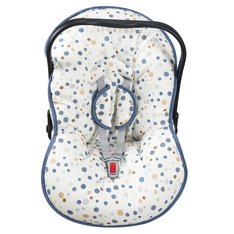 Capa Bebê Conforto e Protetor de Cinto Sírius Ajustável 100% Algodão - 3 Peças Capa Bebê Conforto e Protetor de Cinto Sírius Ajustável 100% Algodão - 3 Peças
