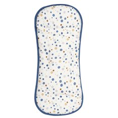 Capa Carrinho Estampado Sírius Palha e Azul 100% Algodão - 1 Peça Capa Carrinho Estampado Sírius Palha e Azul 100% Algodão - 1 Peça