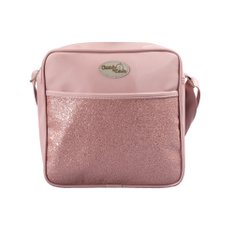 Bolsa Gloss Rosê P Exclusiva com Alça Transversal Regulável 100% PVC - 1 Peça Bolsa Gloss Rosê P Exclusiva com Alça Transversal Regulável 100% PVC - 1 Peça