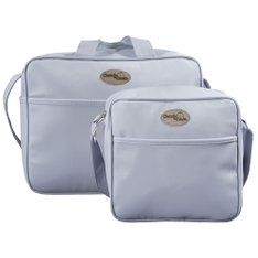 Jogo de Bolsas Básic Azul Exclusiva e Emborrachado 100% PVC - 2 peças Jogo de Bolsas Básic Azul Exclusiva e Emborrachado 100% PVC - 2 peças