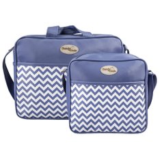 Jogo de Bolsas Chevron Petróleo Exclusiva e Emborrachado 100% PVC - 2 peças Jogo de Bolsas Chevron Petróleo Exclusiva e Emborrachado 100% PVC - 2 peças