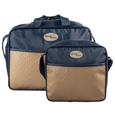 Jogo de Bolsas Classic Marinho Exclusiva e Emborrachado 100% PVC - 2 peças Jogo de Bolsas Classic Marinho Exclusiva e Emborrachado 100% PVC - 2 peças