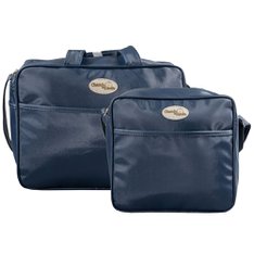 Jogo de Bolsas Básic Marinho Exclusiva e Emborrachado 100% PVC - 2 peças Jogo de Bolsas Básic Marinho Exclusiva e Emborrachado 100% PVC - 2 peças