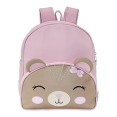 Mochila Carinha Ursa Rosa, Divertida e Super Resistente, Menina 100% PVC - 1 Peça Mochila Carinha Ursa Rosa, Divertida e Super Resistente, Menina 100% PVC - 1 Peça