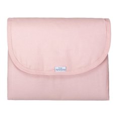 Trocador Portátil Rosê com Forro Impermeável e Bolsos Internos - 1 peça Trocador Portátil Rosê com Forro Impermeável e Bolsos Internos - 1 peça