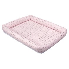 Colchonete Estampado Florzinhas, Dobrável, com Zíper e Bordas fofinhas - 1 peça Colchonete Estampado Florzinhas, Dobrável, com Zíper e Bordas fofinhas - 1 peça