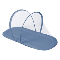 Colchonete com Mosquiteiro Petróleo, Forro Impermeável 100% Algodão - 1 peça Colchonete com Mosquiteiro Petróleo, Forro Impermeável 100% Algodão - 1 peça