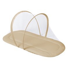 Colchonete com Mosquiteiro Cáqui, Forro Impermeável 100% Algodão - 1 peça Colchonete com Mosquiteiro Cáqui, Forro Impermeável 100% Algodão - 1 peça