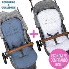 Combo Capas de Carrinho 008 - 2 peças Combo Capas de Carrinho 008 - 2 peças