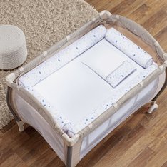Kit para Cercadinho Terrazzo com Enchimento Fofinho e 100% Algodão - 06 Peças Kit para Cercadinho Terrazzo com Enchimento Fofinho e 100% Algodão - 06 Peças