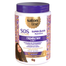 Cremáscara Salon Line 2x1 SOS Nutritivo 1kg Cremáscara Salon Line 2x1 SOS Nutritivo 1kg