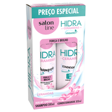 Kit Shampoo + Condicionador Salon Line Hidra Ceramidas 300ml Kit Shampoo + Condicionador Salon Line Hidra Ceramidas 300ml