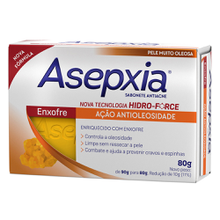 Sabonete Facial Asepxia Enxofre Ação Antioleosidade 80gr Sabonete Facial Asepxia Enxofre Ação Antioleosidade 80gr