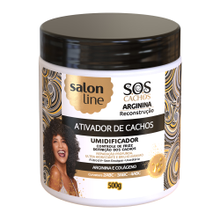Ativador de Cachos Salon Line SOS Reconstrução 500gr Ativador de Cachos Salon Line SOS Reconstrução 500gr