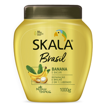 Creme de Tratamento Skala Brasil Banana e Bacuri 2 em 1 1000gr Creme de Tratamento Skala Brasil Banana e Bacuri 2 em 1 1000gr