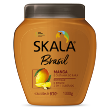 Creme de Tratamento Skala Brasil Manga e Castanha do Pará 2 em 1 1000gr Creme de Tratamento Skala Brasil Manga e Castanha do Pará 2 em 1 1000gr