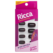Unhas Postiças Ricca Chocolate - Ref:1959 Unhas Postiças Ricca Chocolate - Ref:1959