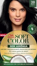 Tonalizante Soft Color 20 Preto - Wella Tonalizante Soft Color 20 Preto - Wella