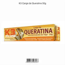 K3 Plus Carga de Queratina 50g - Hidran K3 Plus Carga de Queratina 50g - Hidran