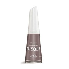 Esmalte Metálico Cinza Incerto 8ml - Risquê Esmalte Metálico Cinza Incerto 8ml - Risquê