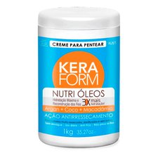 Creme de Pentear Nutrição ÓLEOs Keraform 1kg - Skafe Creme de Pentear Nutrição ÓLEOs Keraform 1kg - Skafe