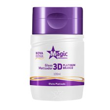Matizador Gloss 3d 100ml Platinum Branco - Magic Color Matizador Gloss 3d 100ml Platinum Branco - Magic Color
