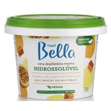Cera Micro-ondas Hidrossolúvel Maracujá e Açúcar 300g - Depil Bella Cera Micro-ondas Hidrossolúvel Maracujá e Açúcar 300g - Depil Bella