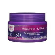 Máscara de Hidratação Meu Liso Platina Loiro Platinado 300g - Salon Line Máscara de Hidratação Meu Liso Platina Loiro Platinado 300g - Salon Line
