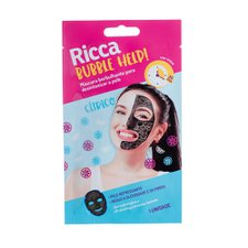 Máscara Facial Borbulhante Bubble 1 Unidade - Ricca Máscara Facial Borbulhante Bubble 1 Unidade - Ricca