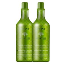 Kit Shampoo + Condicionador Argan Oil System 2L - Inoar Kit Shampoo + Condicionador Argan Oil System 2L - Inoar