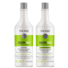 Kit Shampoo + Condicionador Cicatrifios 2L - Inoar Kit Shampoo + Condicionador Cicatrifios 2L - Inoar