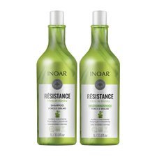 Kit Shampoo + Condicionador Résistance Fibra de Bambu Salon Duo 2L - Inoar Kit Shampoo + Condicionador Résistance Fibra de Bambu Salon Duo 2L - Inoar