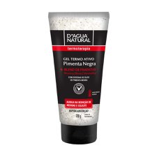 Gel Termo Ativo Pimenta Negra 200g - D'água Natural Gel Termo Ativo Pimenta Negra 200g - D'água Natural