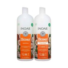 Kit Shampoo + Condicionador Bombar Coconut 2000ml - Inoar Kit Shampoo + Condicionador Bombar Coconut 2000ml - Inoar