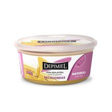 Cera Depilatória Microondas Natural 200g - Depimiel Cera Depilatória Microondas Natural 200g - Depimiel