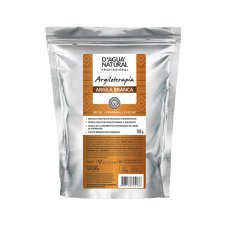 Argila Branca 500g - D'água Natural Argila Branca 500g - D'água Natural