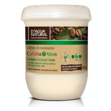 Creme de Massagem Cafeína 7 Ativos 650g - D'água Natural Creme de Massagem Cafeína 7 Ativos 650g - D'água Natural