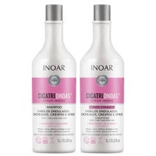 Kit Shampoo + Condicionador Cicatriondas 2000ml - Inoar Kit Shampoo + Condicionador Cicatriondas 2000ml - Inoar