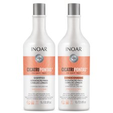 Kit Shampoo + Condicionador Cicatripontas 2000ml - Inoar Kit Shampoo + Condicionador Cicatripontas 2000ml - Inoar