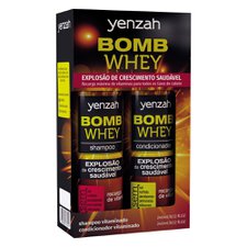 Whey Bomb Cream Kit Shampoo + Condicionador 480ml - Yenzah Whey Bomb Cream Kit Shampoo + Condicionador 480ml - Yenzah